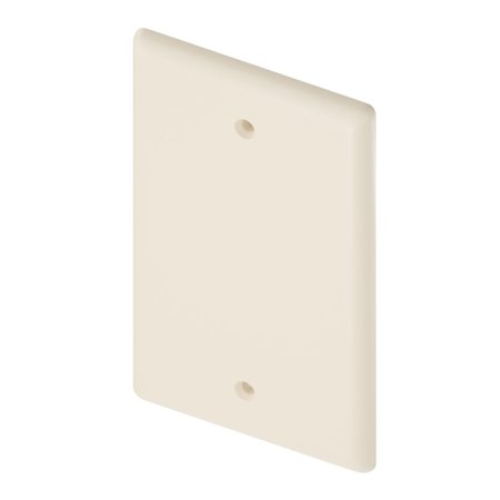 UNIRISE USA Blank Wall Plate, Single Gang, Ivory WP-BLANK-IVY